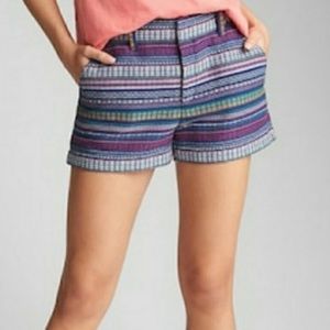 GAP City Fit Boho Aztec Weave Short size 4